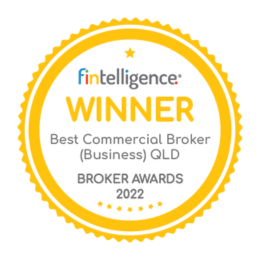Fin Intelligence WINNER badge: Best Commercial Broker (Business) QLD, Broker Awards 2022