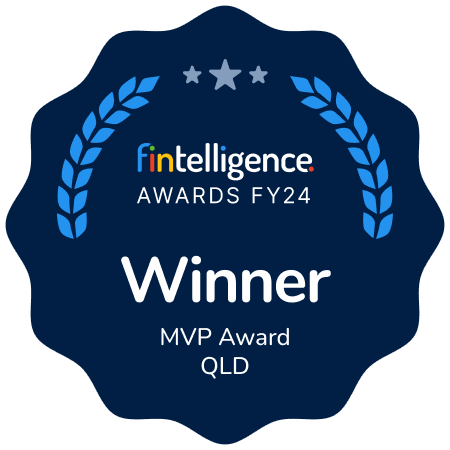 FinTelligence Awards FY24 Winner badge – MVP Award, Queensland (QLD)